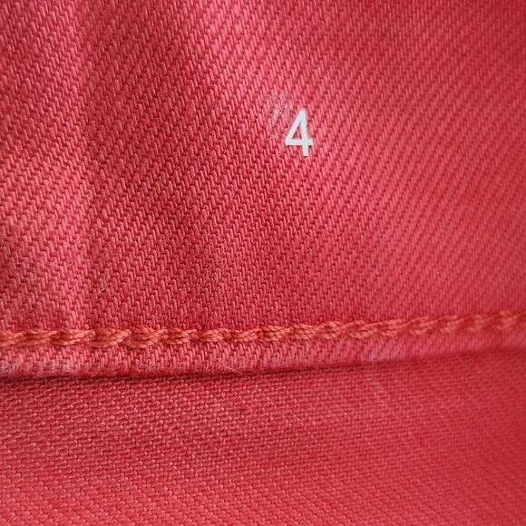 St. John's Bay Coral Pink Skinny Jeans NWT Size 4 Pink Jeans - Picture 7 of 12